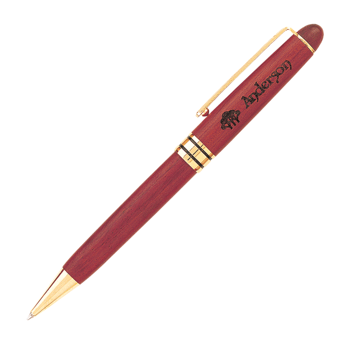 Premade Wooden Pen Set - Terrific Timber-1 Ballpoint Pen, Lead Pencil & Letter Opener 5