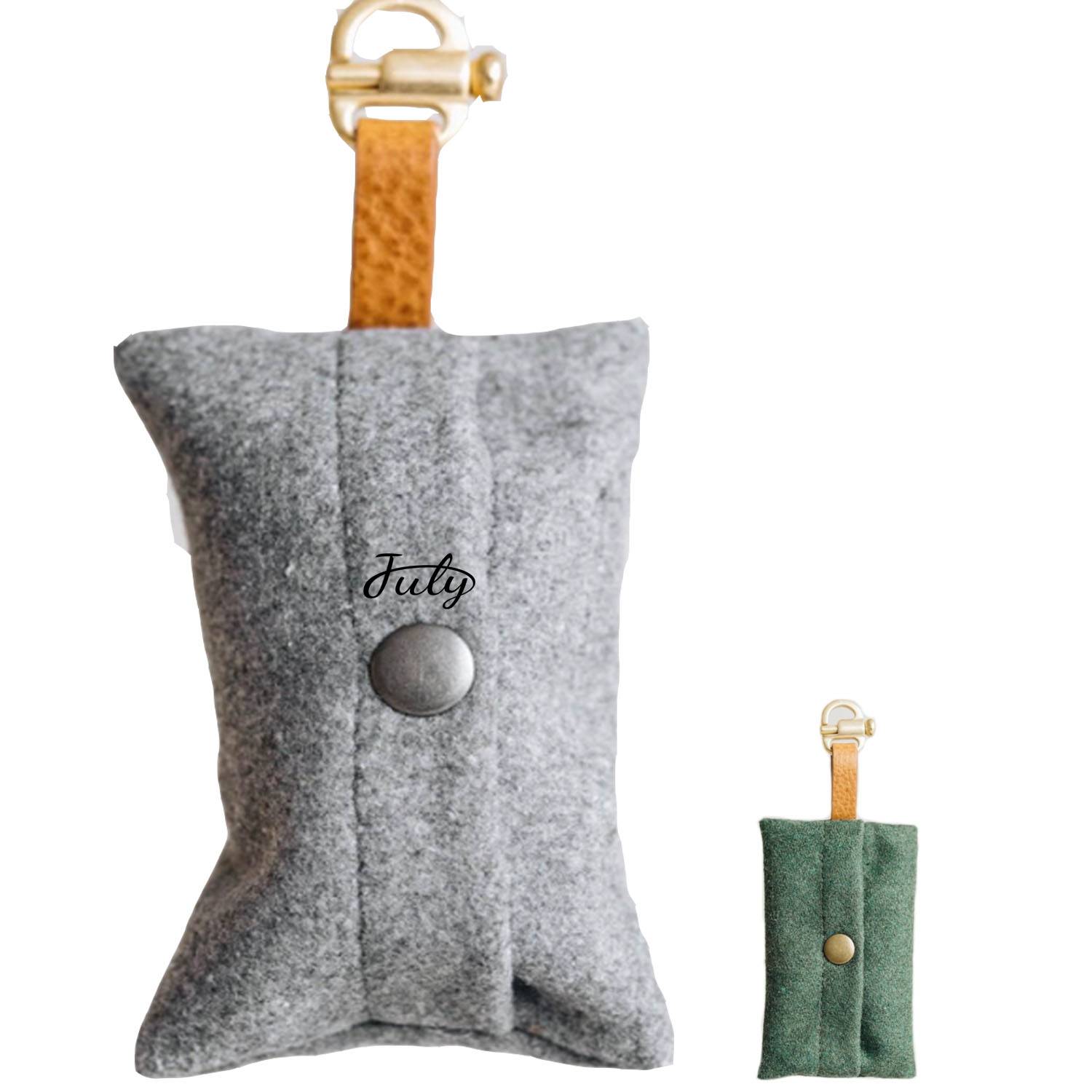 Felt Waste Bags Holder Dispenser W/ Poop 2