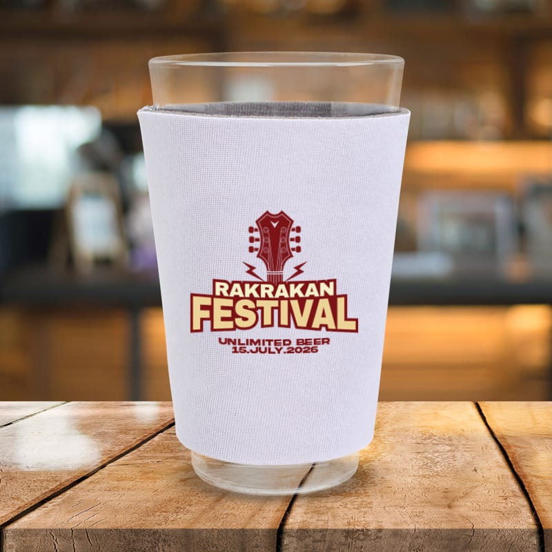 Full Color Foam Pint Glass Sleeves 14
