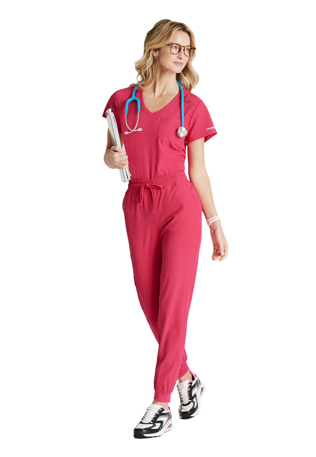 Skechers - Women's One-Pocket V-Neck Dignity Tuck-In Scrub Top 47