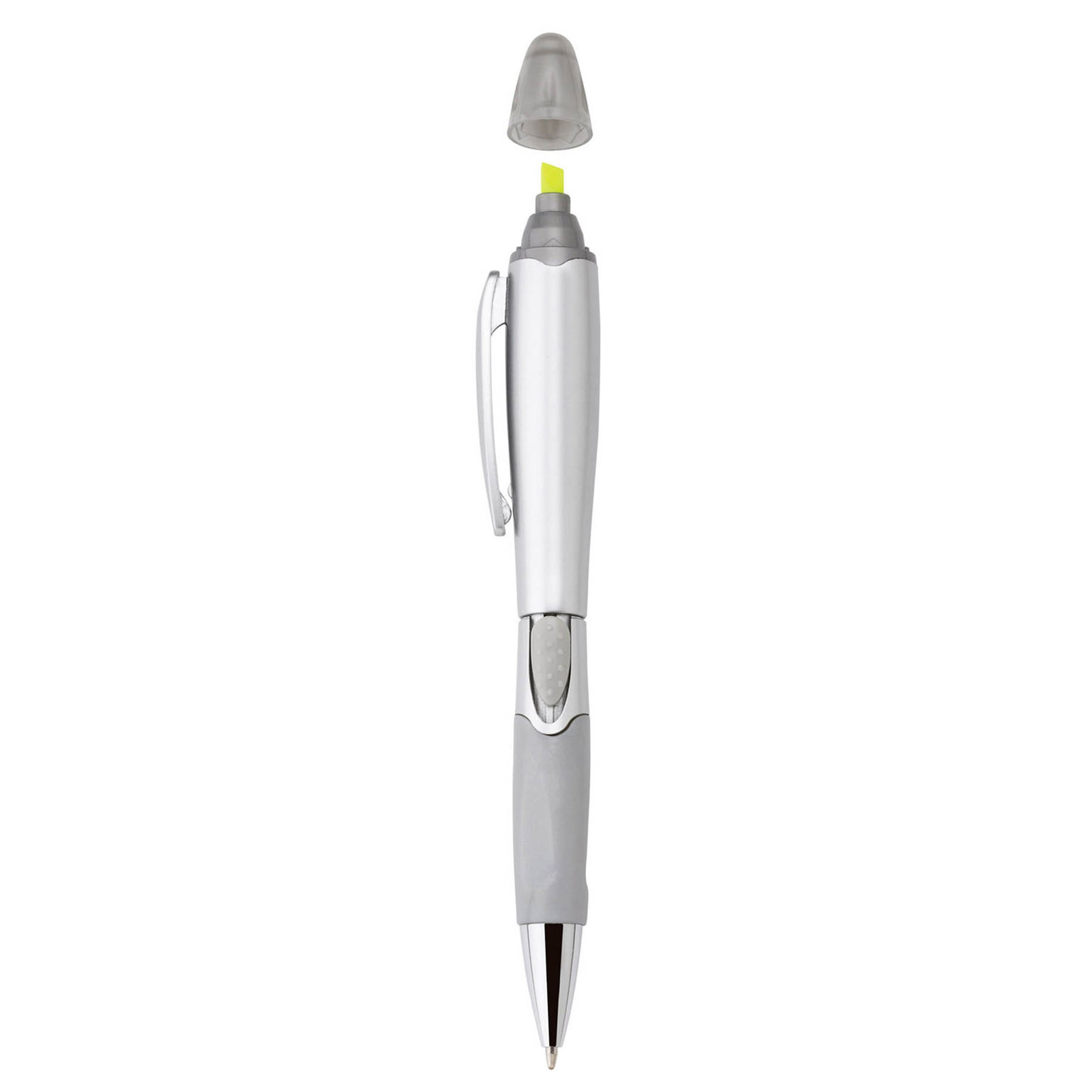 Silver blossom ballpoint penhighlighter 58