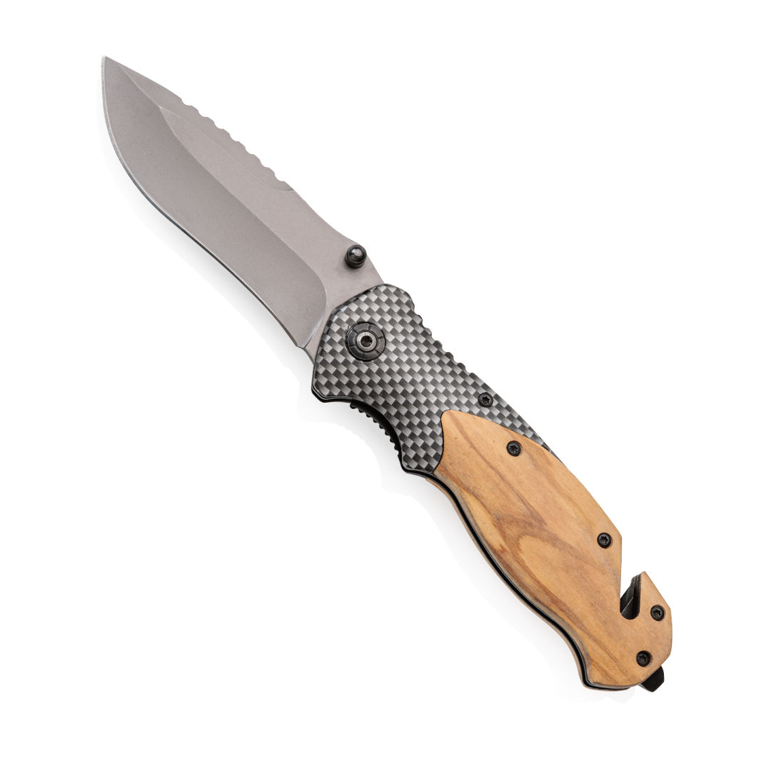 Raghorn Olive Wood Pocket Knife 3
