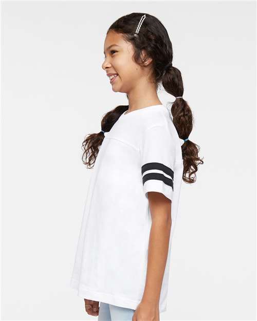 Youth Football Fine Jersey Tee - 6137 7