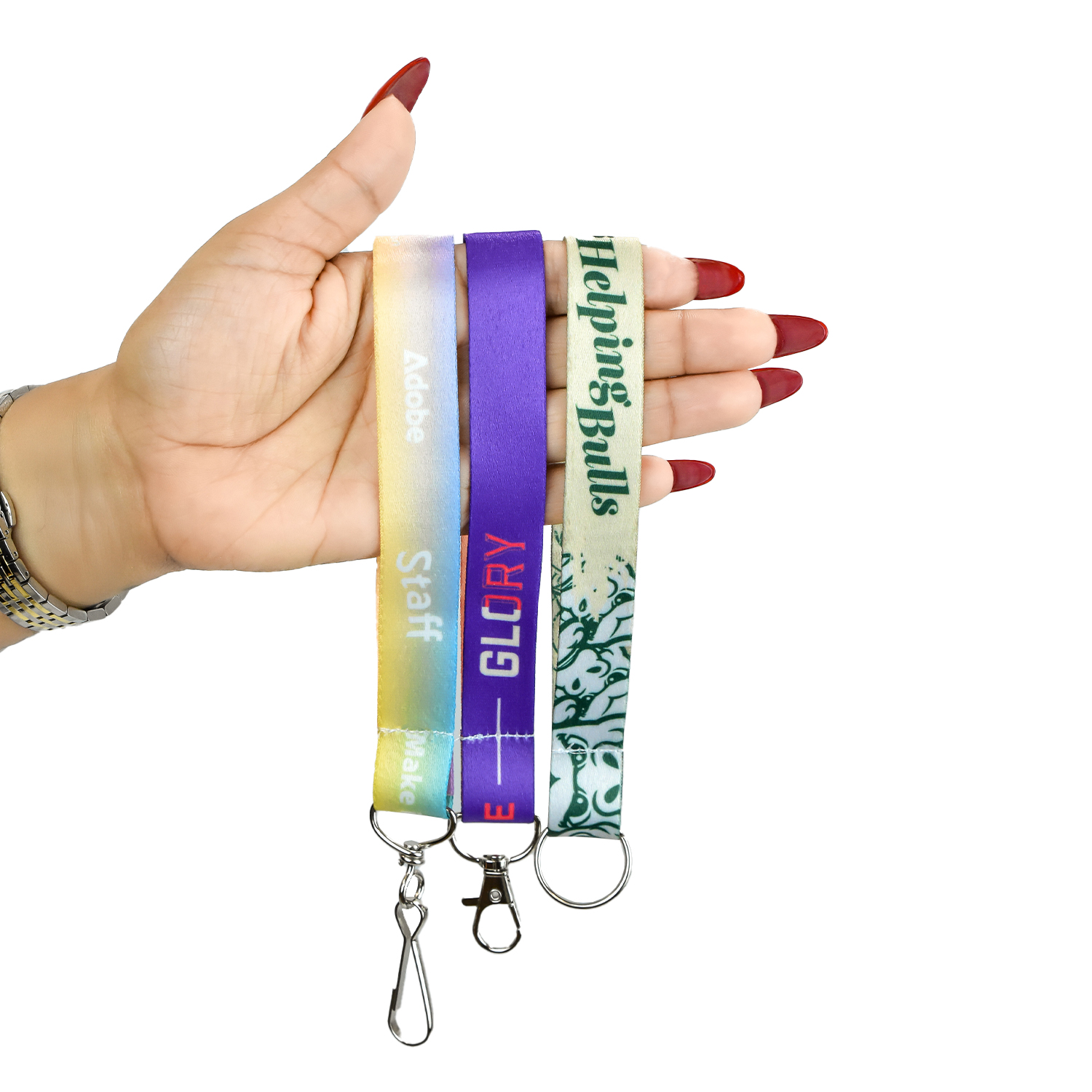 3/4 inch Event Lanyards Full Color Dye Sublimation 7