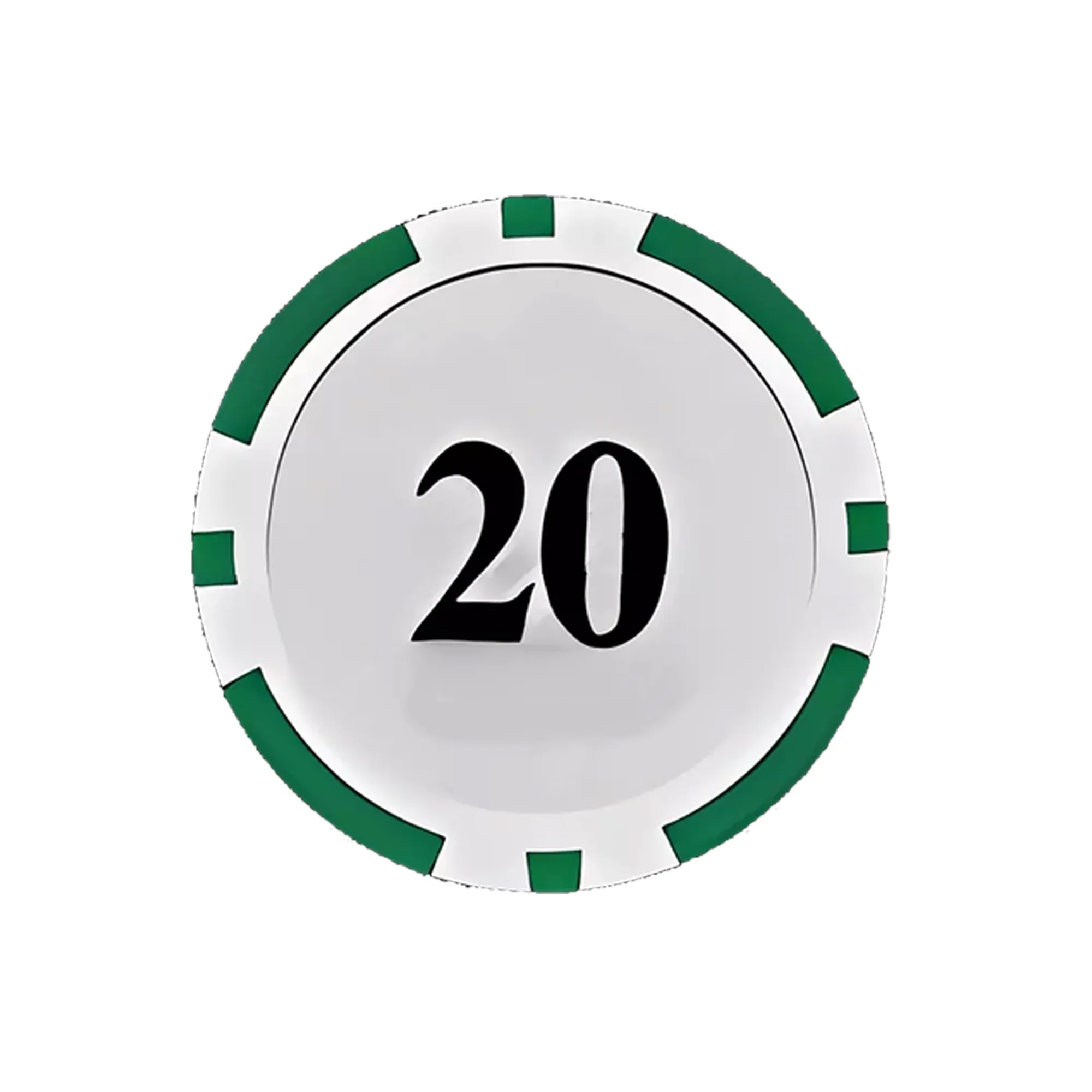 Eco-Friendly Striped Dice Poker Chips Casino Gameplay 5