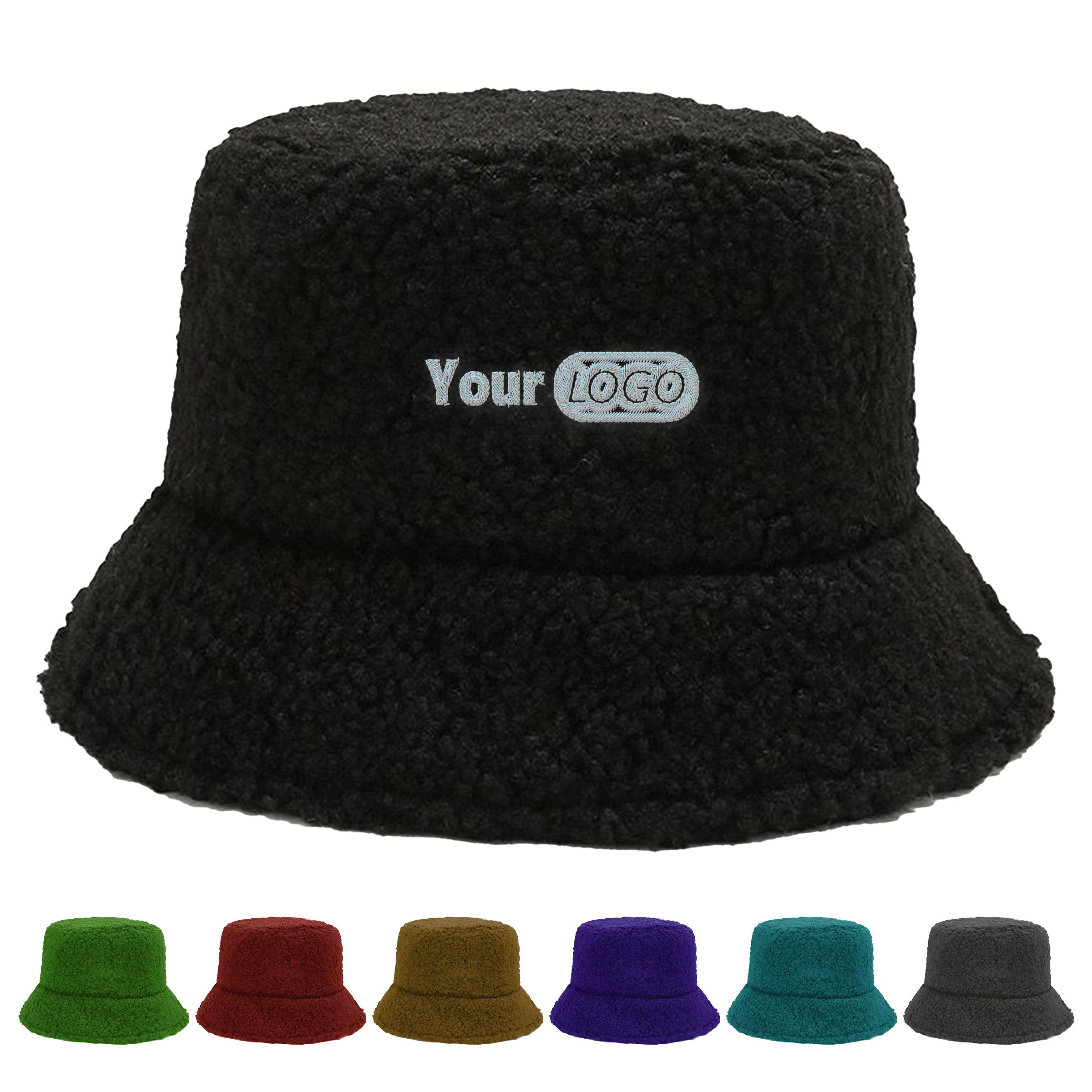 Cotton Stylish Winter Faux Fur Bucket Hat For Cold-Weather Comfort 2