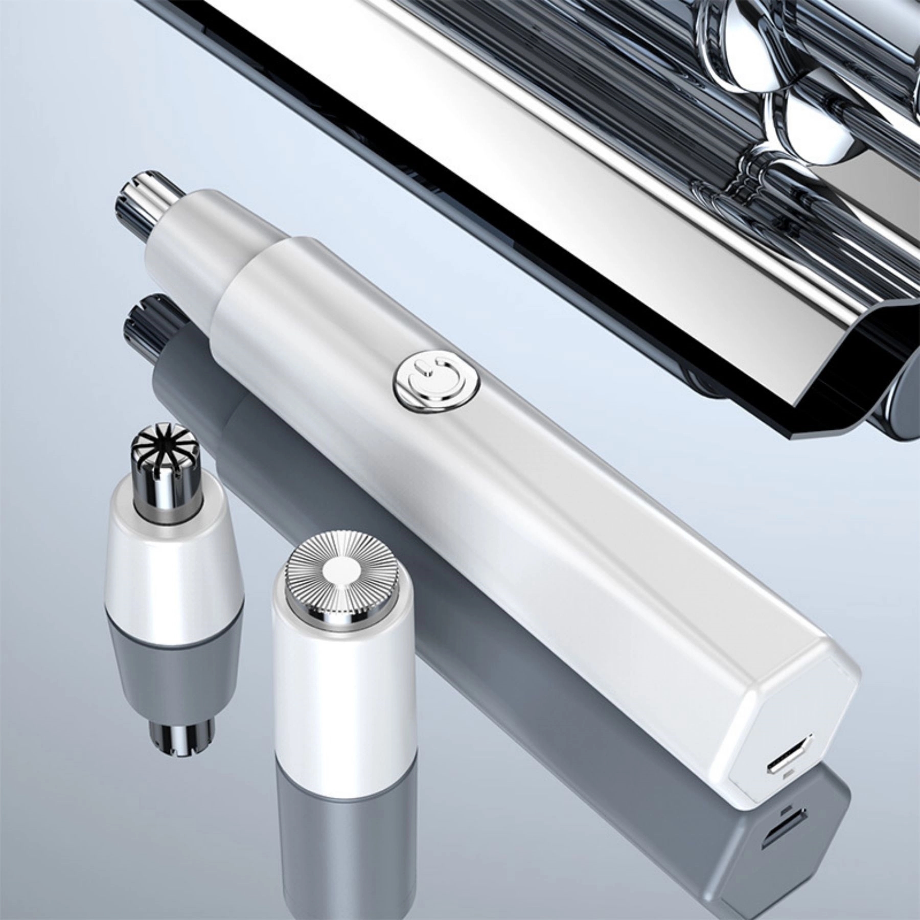 Ear and Nose Hair Trimmer Clipper Painless Eyebrow Facial 3