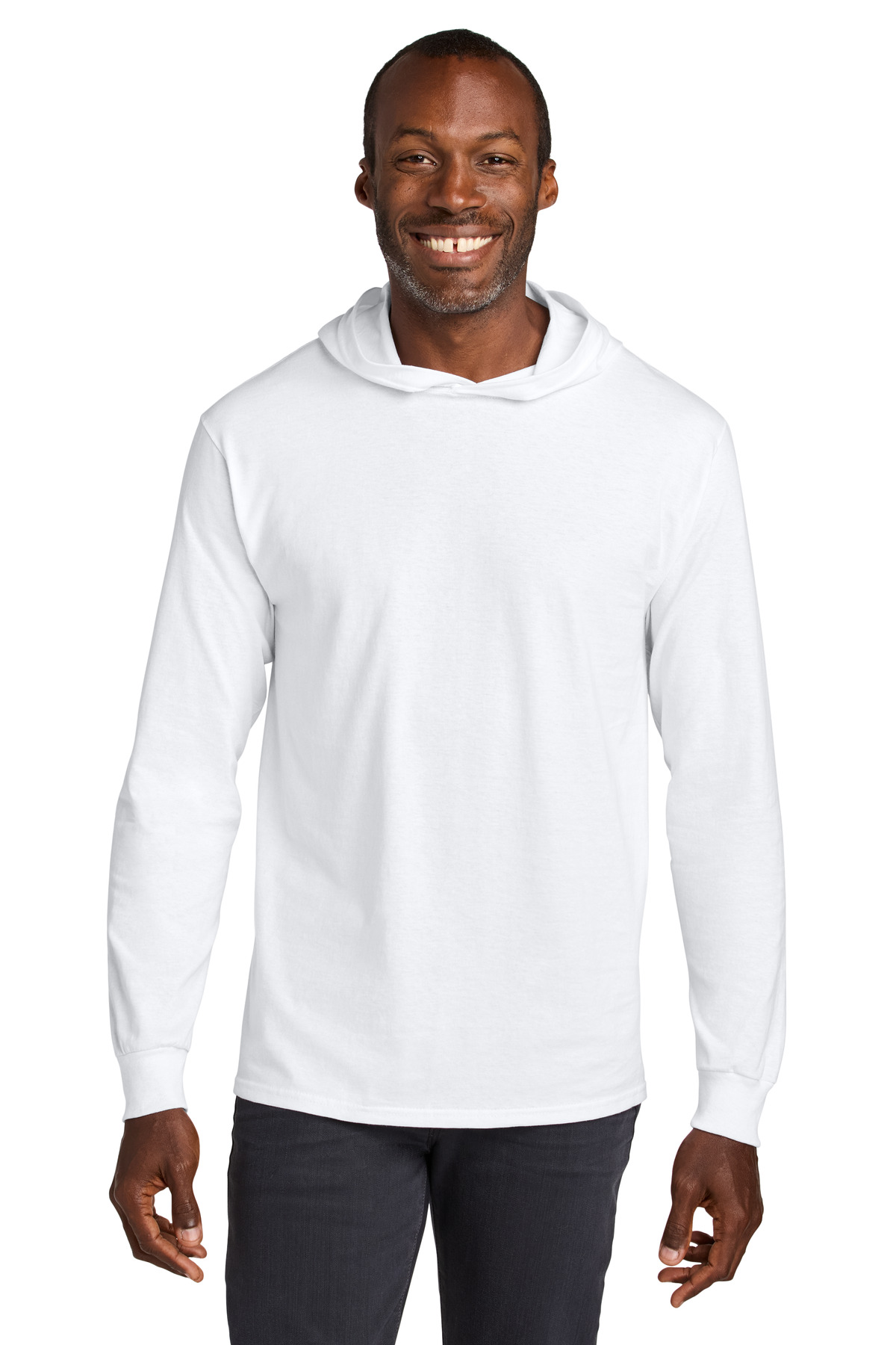 Jerzees Classics Unisex Cotton Long Sleeve Hooded T-Shirt 363LH 26