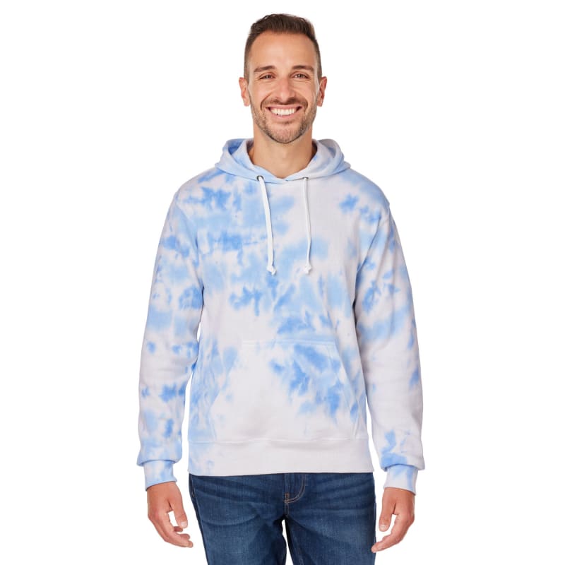 J America Adult Tie-Dye Pullover Hooded Sweatshirt 11