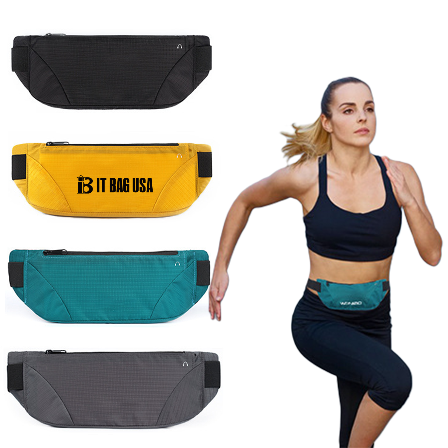 Ultrathin Waterproof Slim Running Belt 2