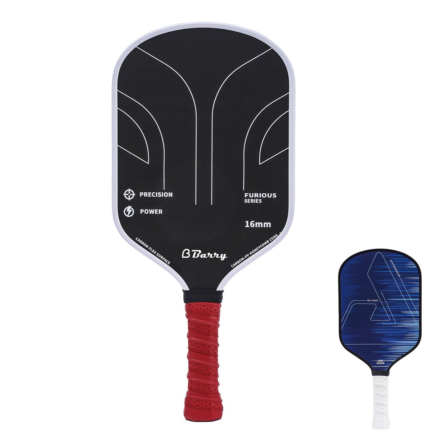 Durable Hot-Press Carbon Fiber Pickleball Paddle 10