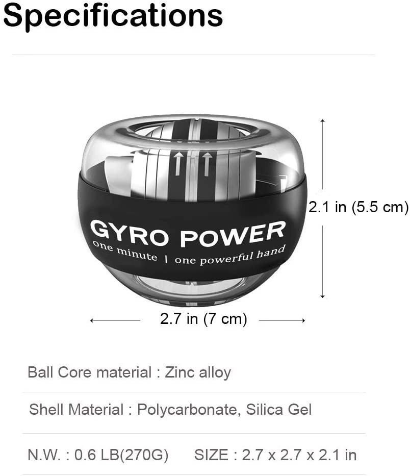 Auto-Start Wrist Power Gyro Ball 4