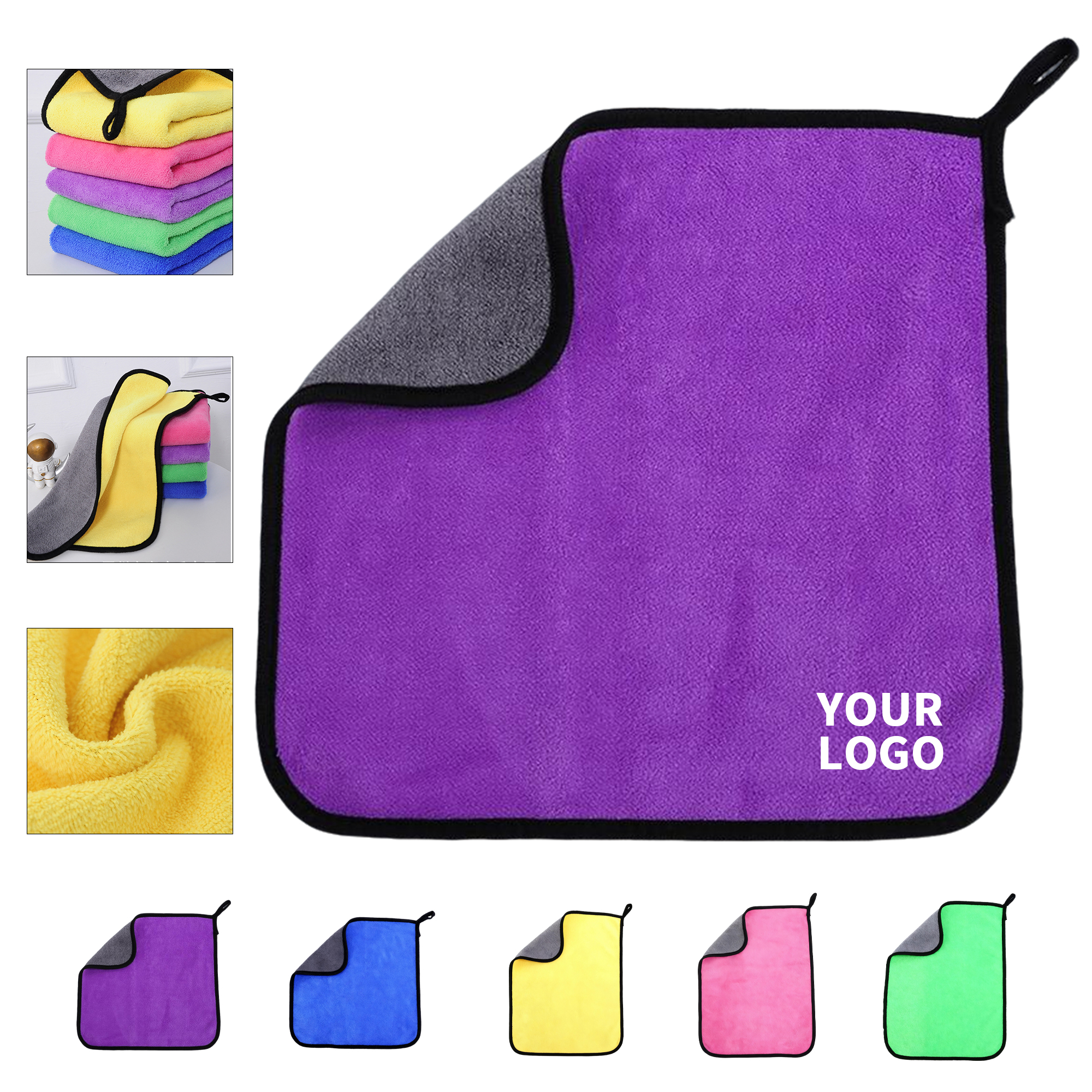 Eight Hundred Fifty GSM Plush Microfiber Car Washing Towel 3