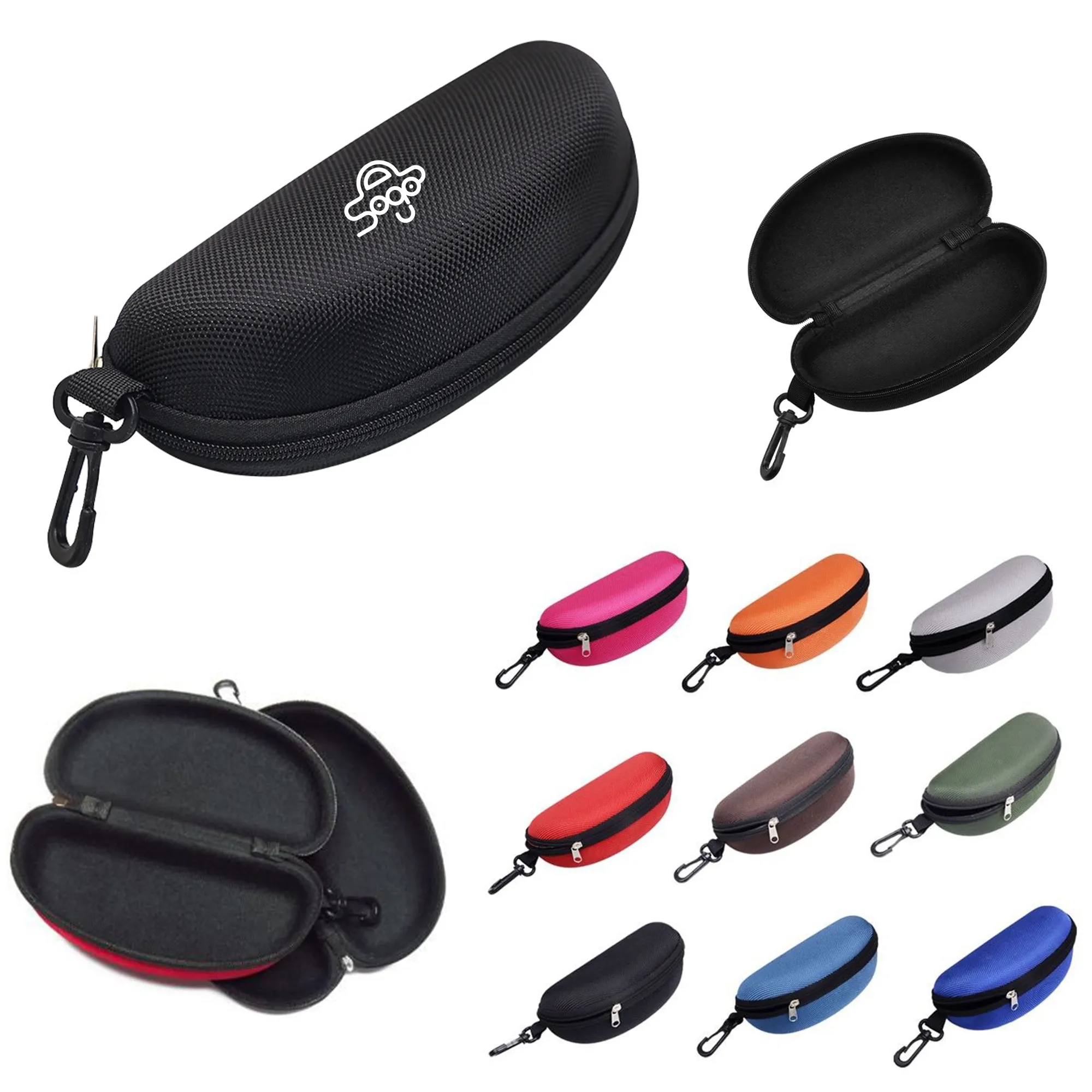 Portable Zipper Eyeglasses Case MOQ 50 5