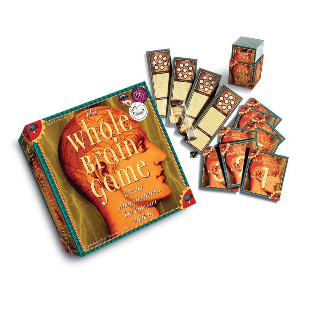 The Whole Brain Game - 2+ Players or Individual Play 2