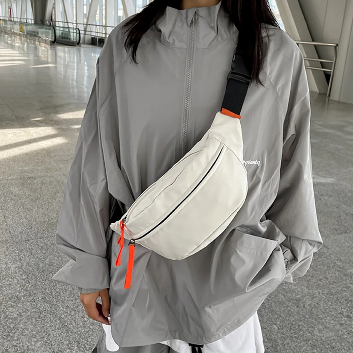 Waist Bag Adjustable Belt Durable Hiking For Travel Leisure 5