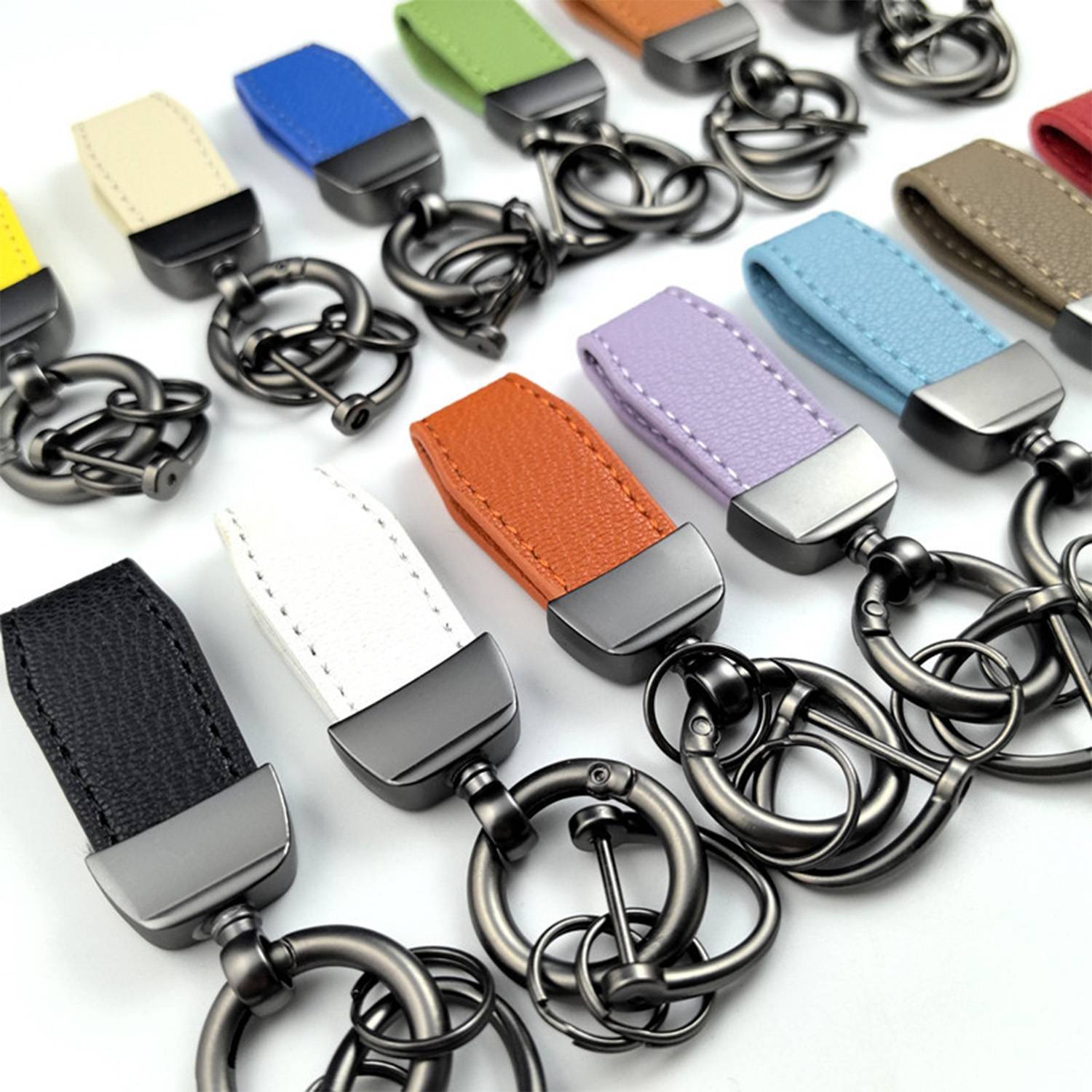 Leather Car Keychain 5