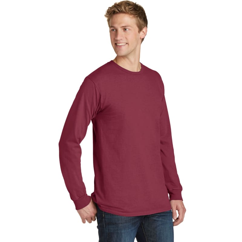 Port & Company Beach Wash Garment-Dyed Long Sleeve Tee 45