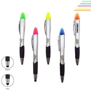 2 Side Highlighter Pen With Stylus 1