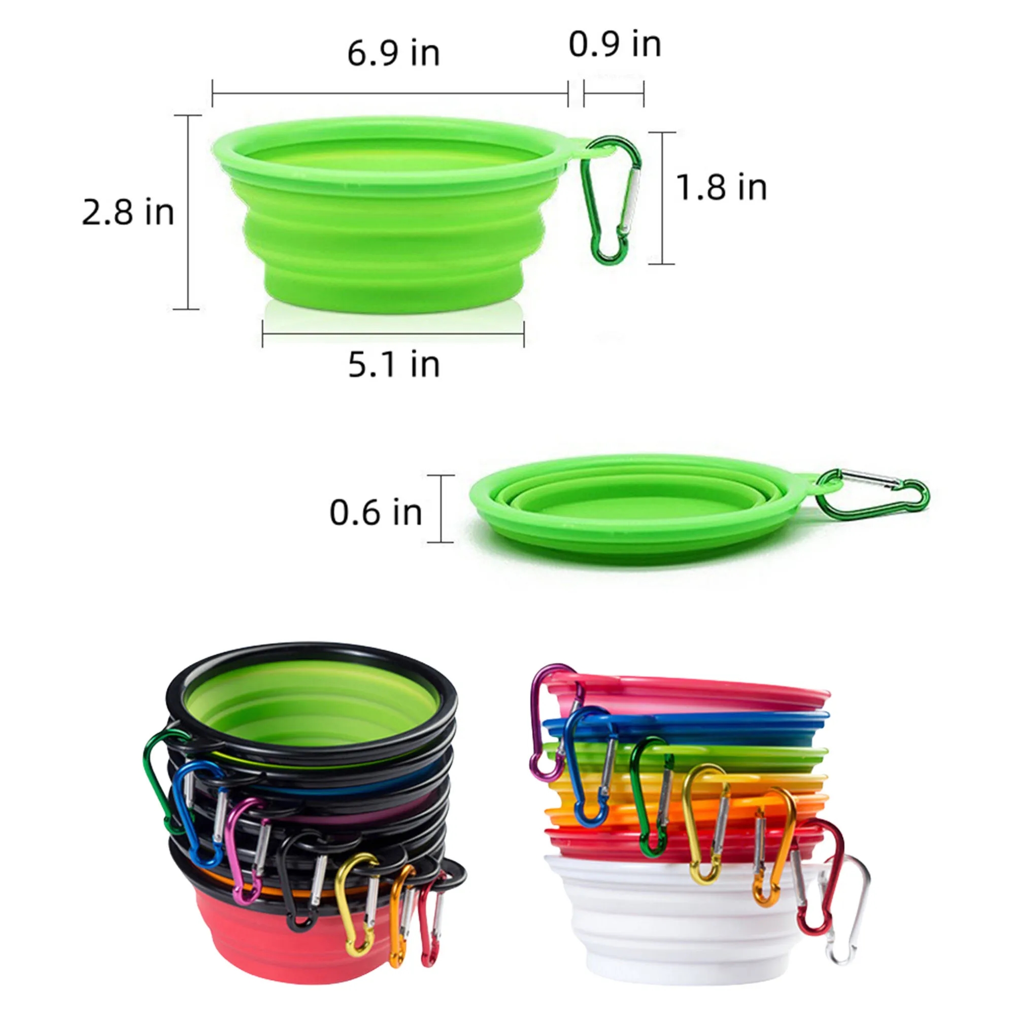 Pack Pet Bowl With Clip 5
