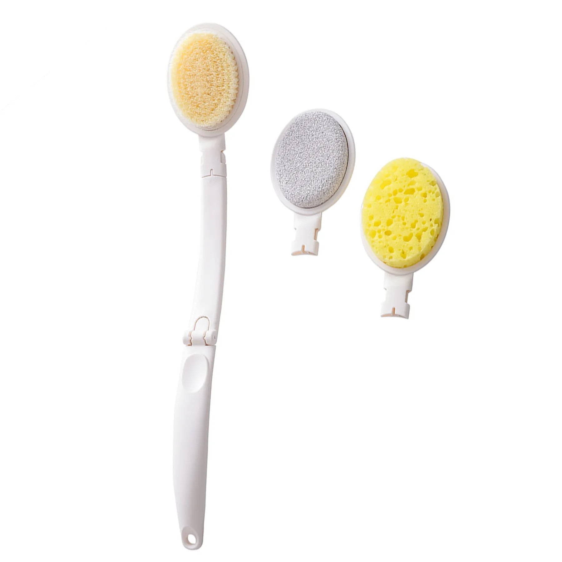 Foldable Multi-Head Bath Brush Set 2