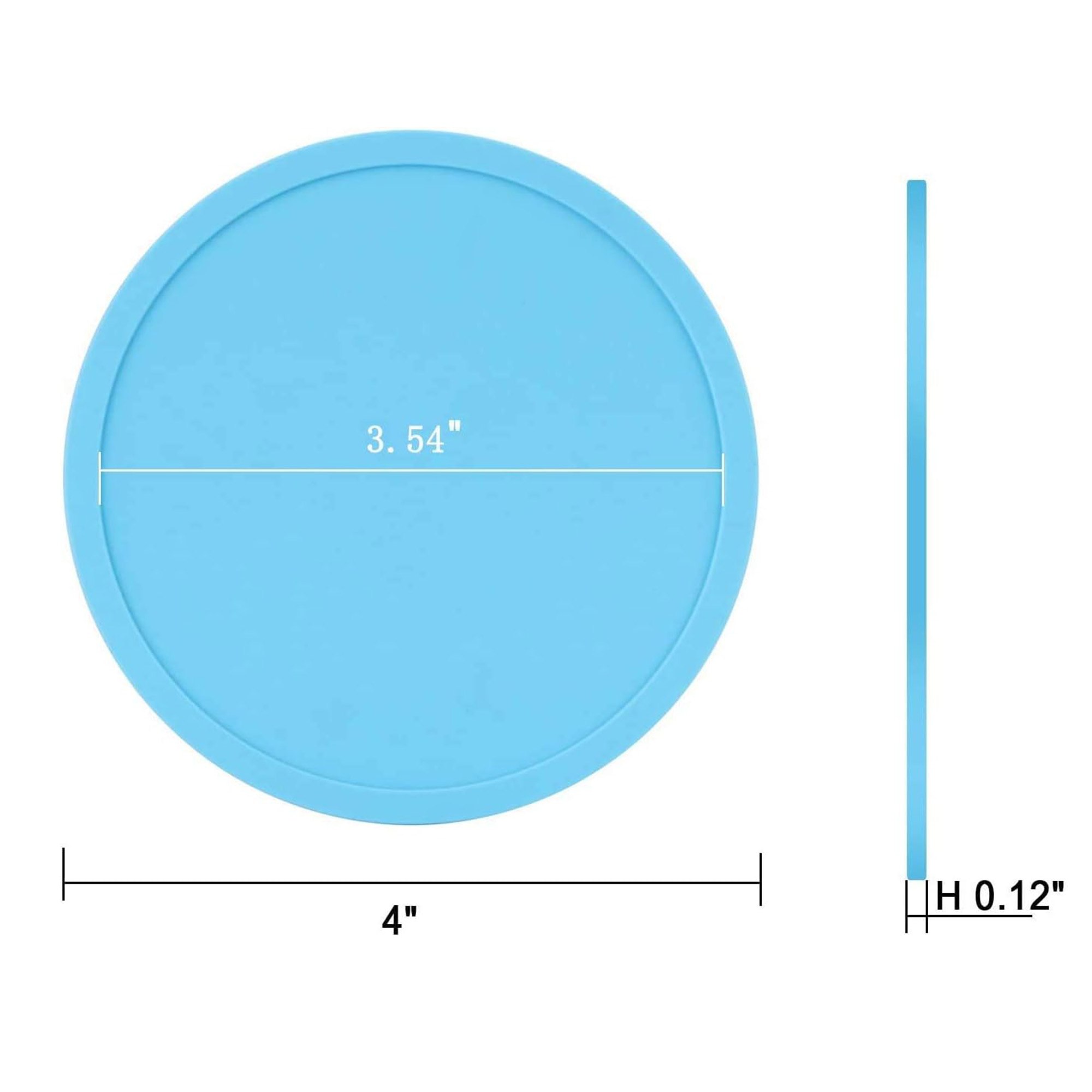 Full Color Silicone Drink Coaster 3