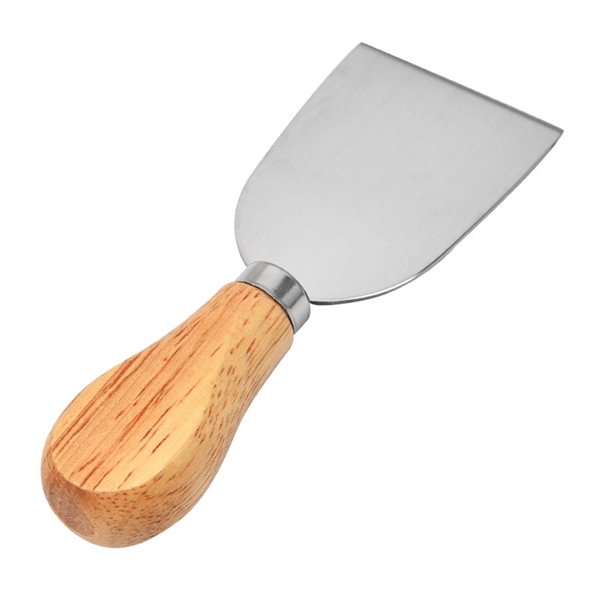 4 Pieces Set Cheese Knives with Bamboo Wood Handle 3