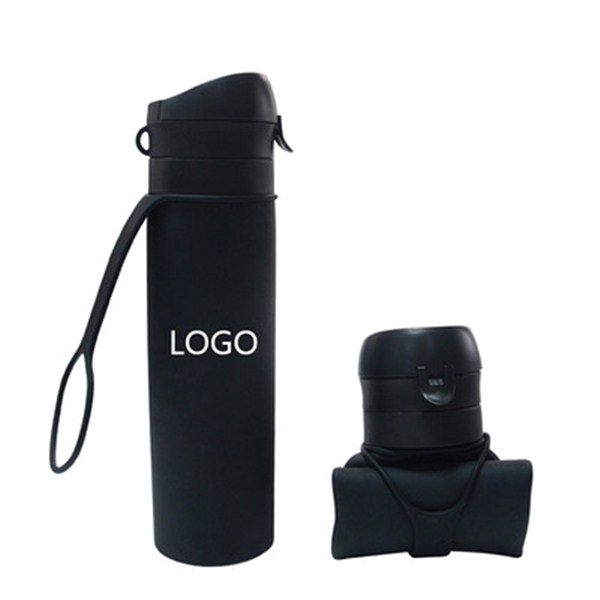 Silicone Water Collapsible Anti Leakage Bottles 5