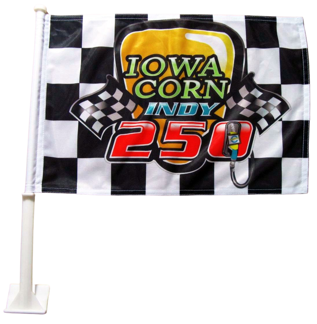 Car Flag DOUBLE SIDED Premium Polyester - Custom Printed 2