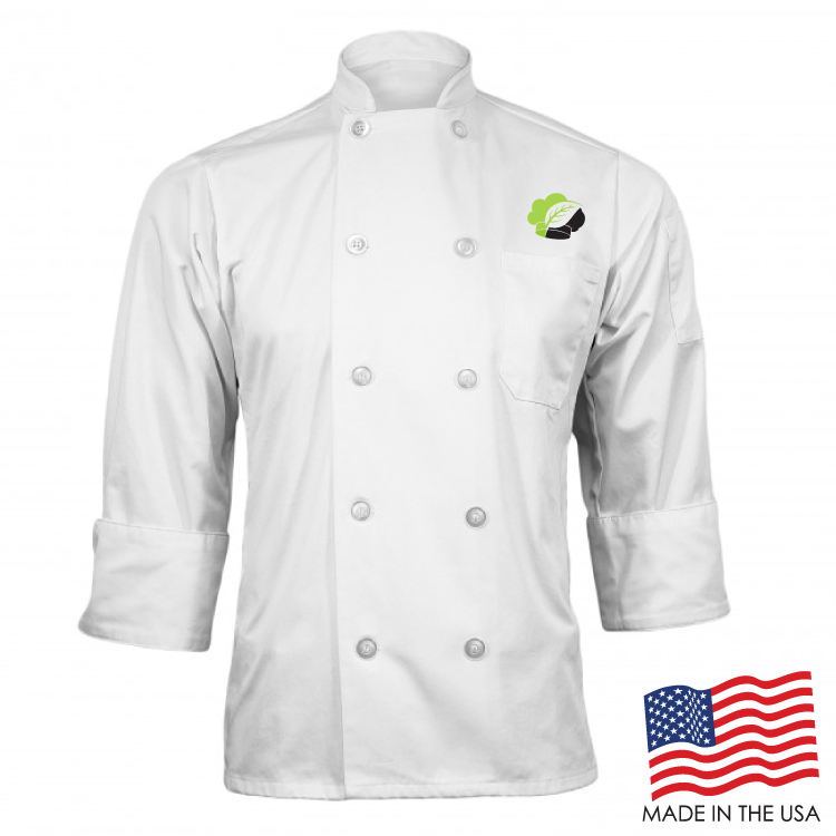 Classic Chef Coat with Long Sleeves (FULL COLOR LOGO) 10