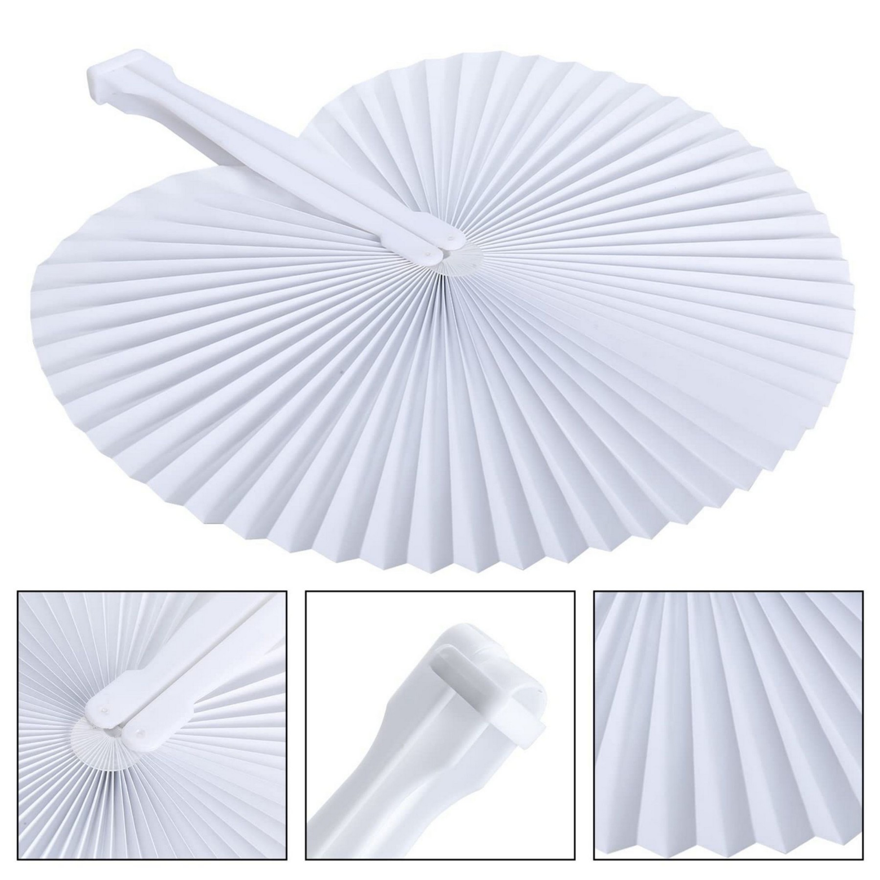 Wedding Folded Paper Fans