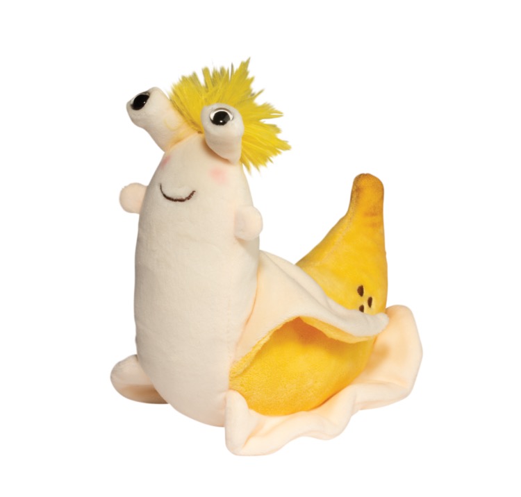 Vinnie Banana Slug Macaroon Stuffed Animal 2