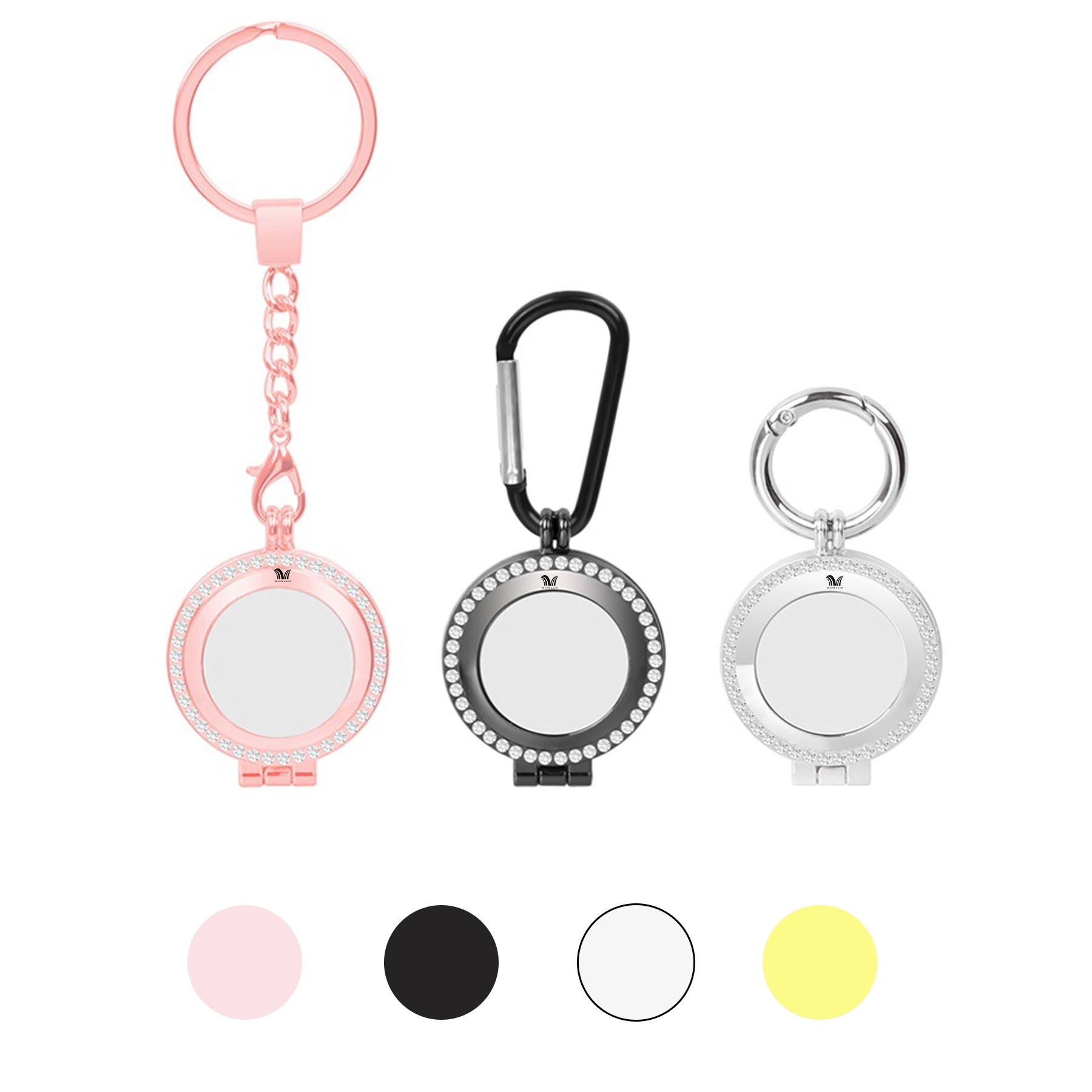 Case Keychain for Apple Airtag Holder Dog Tag Clip Key Ring 1