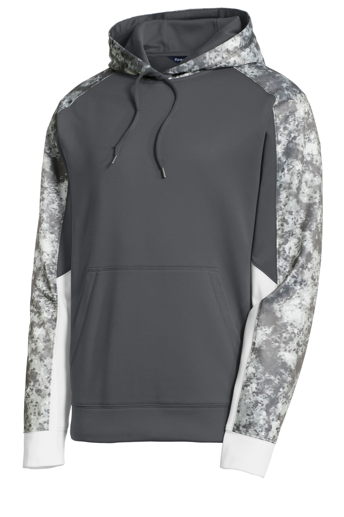 Sport-Tek Sport-Wick Mineral Freeze Fleece Colorblock Hooded Pullover. ST231, custom hoodie or sweatshirt with logo imprint 25