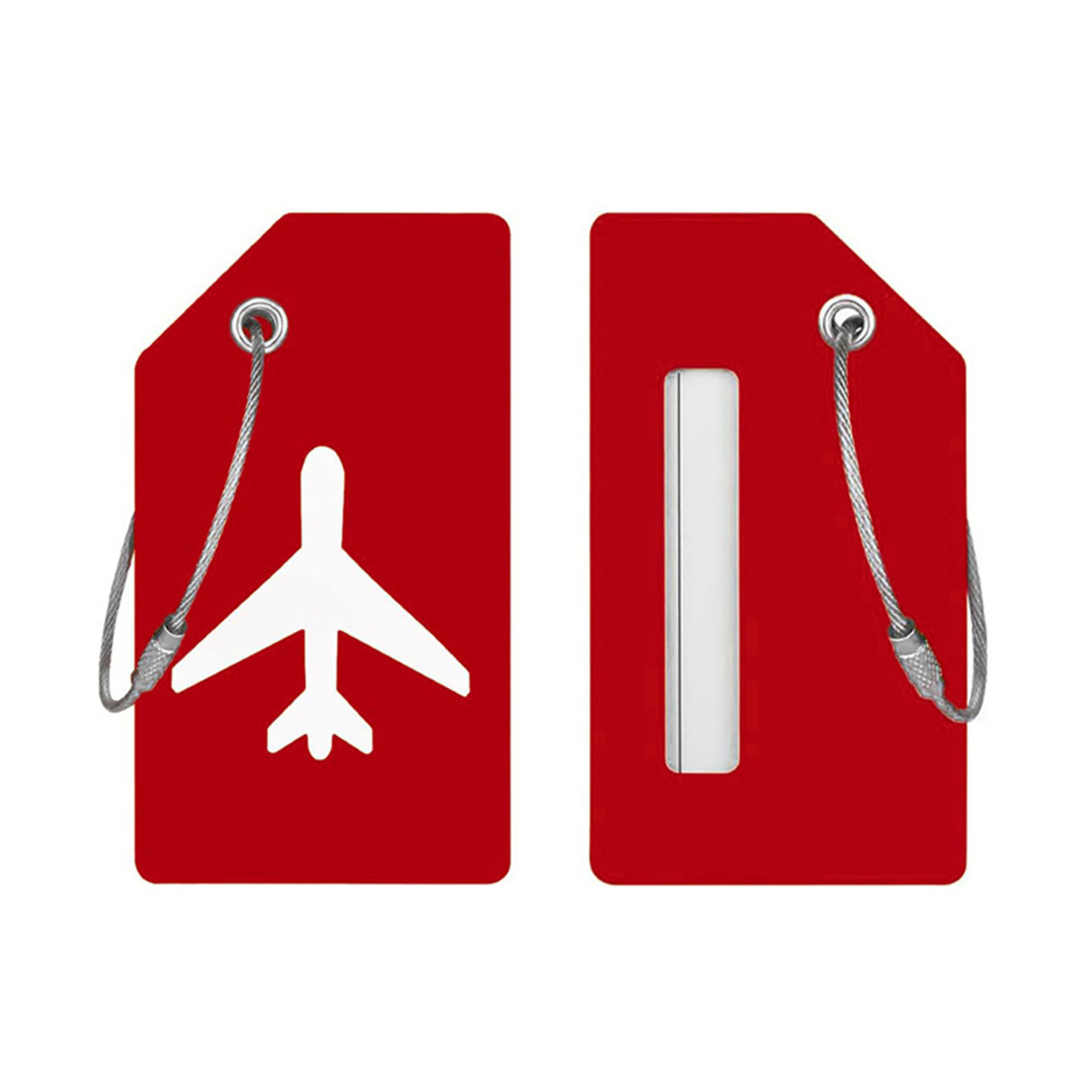 Reusable Silicone Luggage Tag with Info Card Protector 4