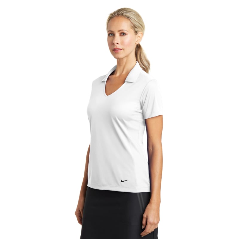 Nike Women's Dri-FIT Vertical Mesh Polo. 2