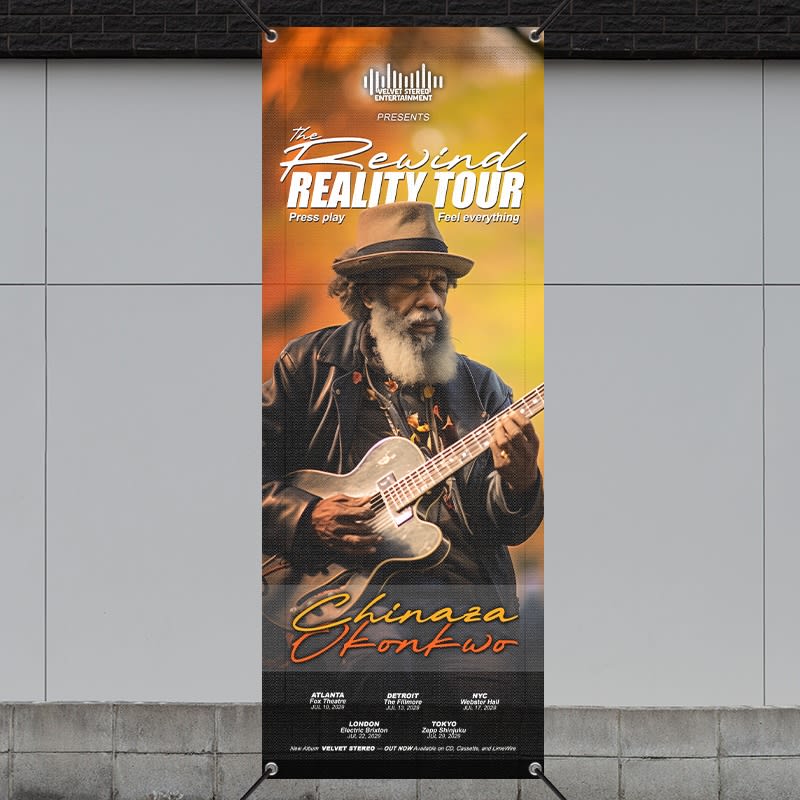 Custom 8' X 3' Mesh Banners 7