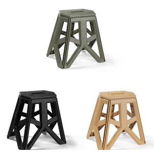 Heavy Duty Folding Collapsible Fishing Camping Step Stool Plastic Portable Chairs 2