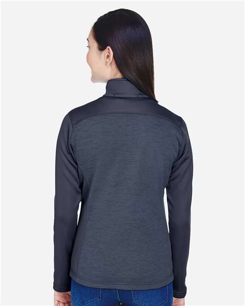 Women's Newbury Colorblock Mélange Fleece Full-Zip Jacket - DG796W 4
