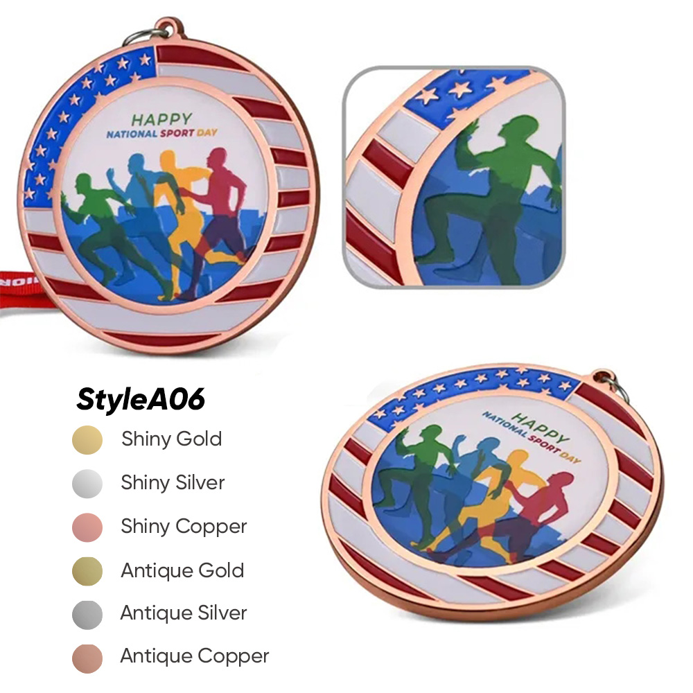 2" UV Printed Medals 9