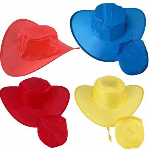 Promotional Foldable Cowboy Hat With Pouch 4