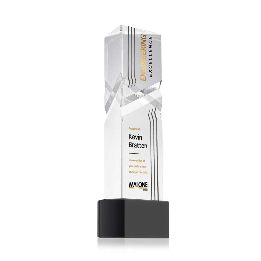 Oakham VividPrint™ Award on Paragon Base - Black 17