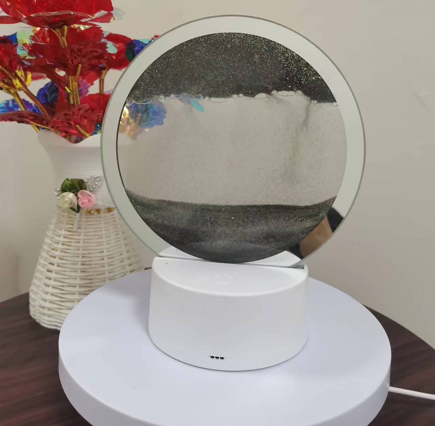 Glass Flow Sand Art Rainbow Night Light 6
