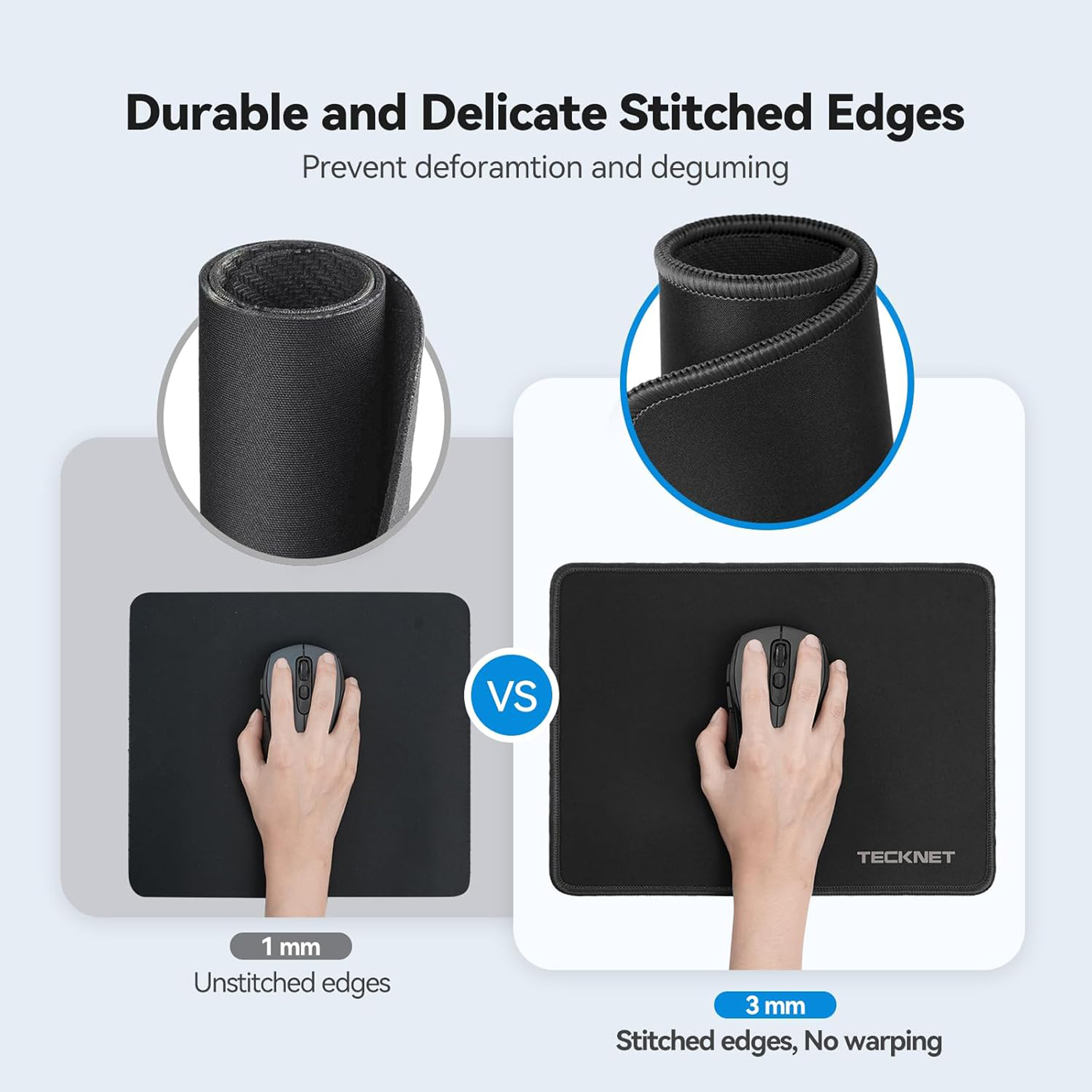 Waterproof Non-Slip Rubber Mouse Pad 2