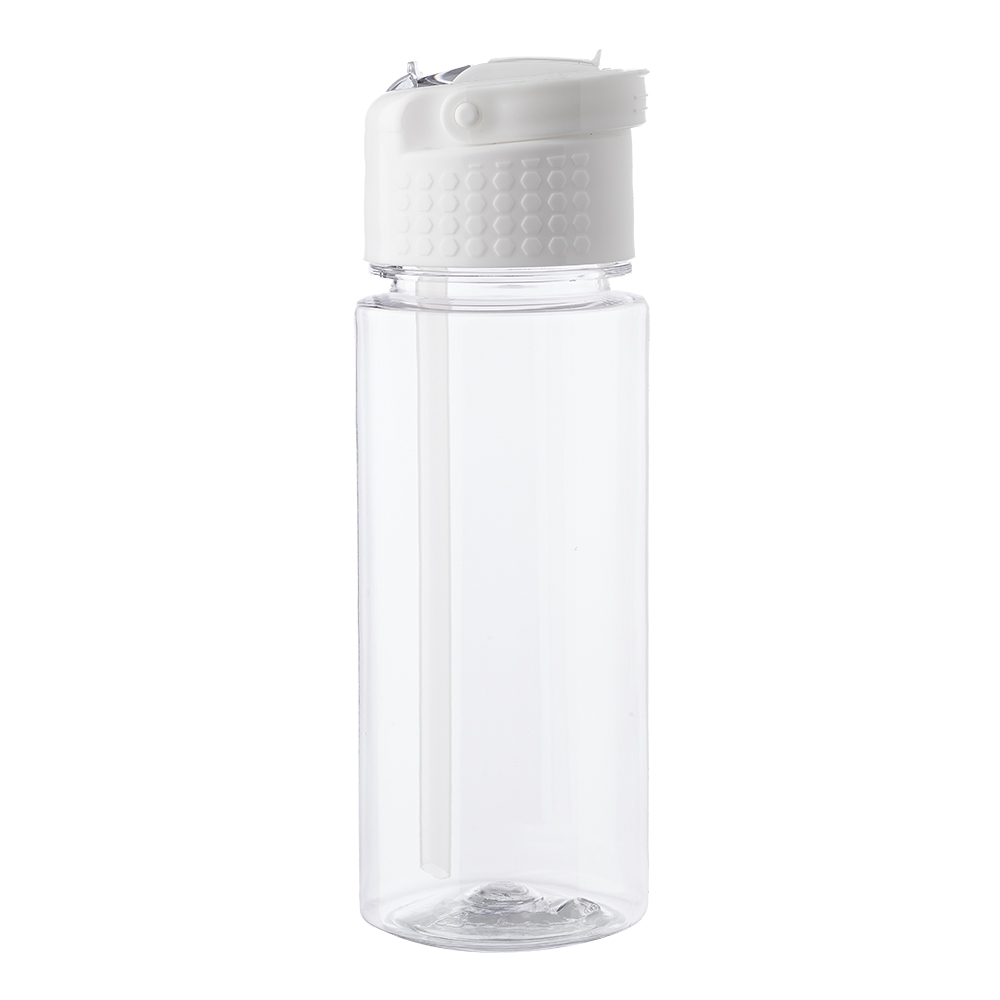 17 oz. Transparent Plastic Water Bottle with Carrying Handle