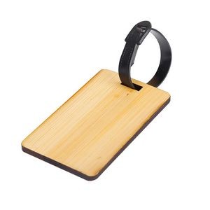 Wood Luggage Tag for Suitcase Label Travel 2