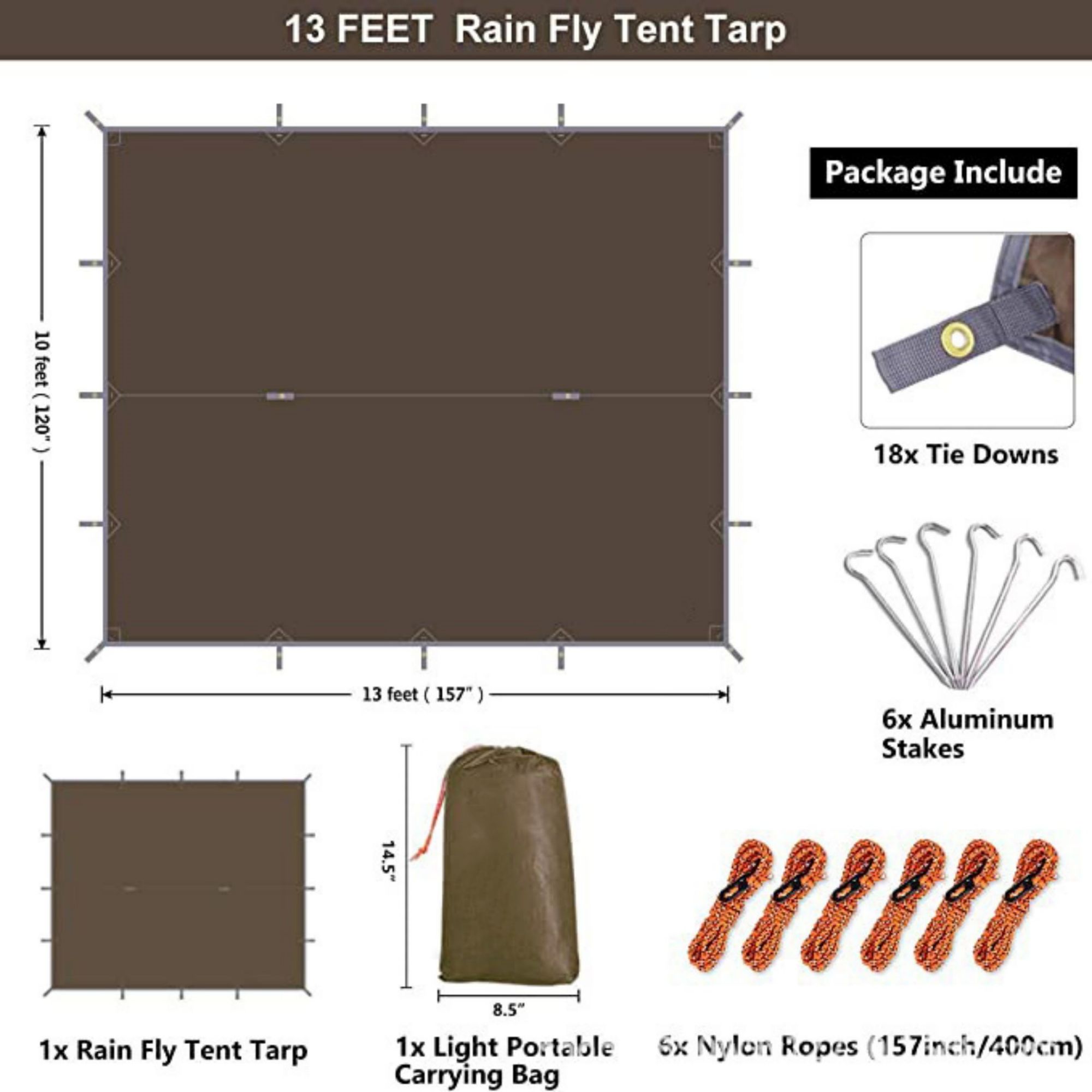 Waterproof Camping Tarp 3