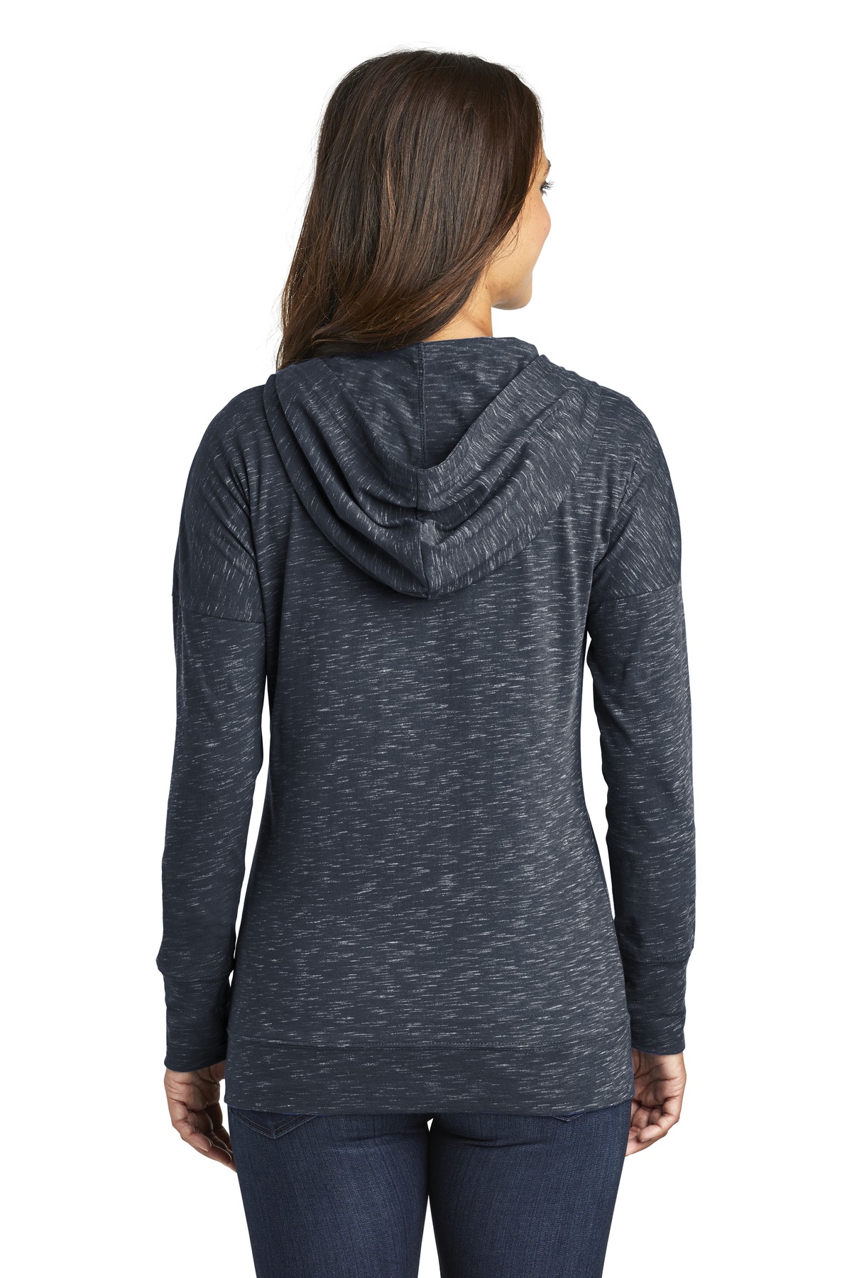 District Women's Medal Full-Zip Hoodie. DT665 25