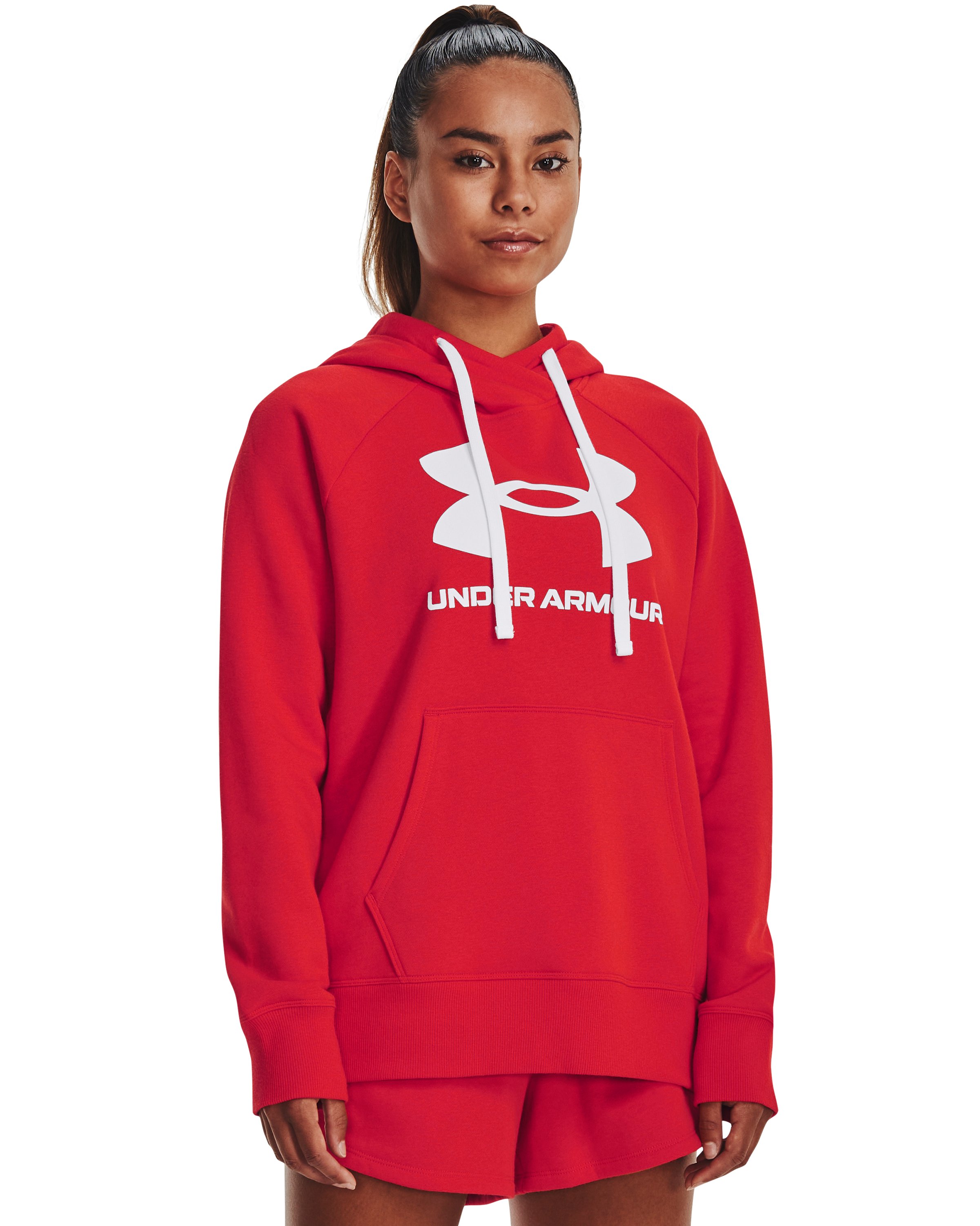 UA Rival Fleece Logo Women's Hoodie 4