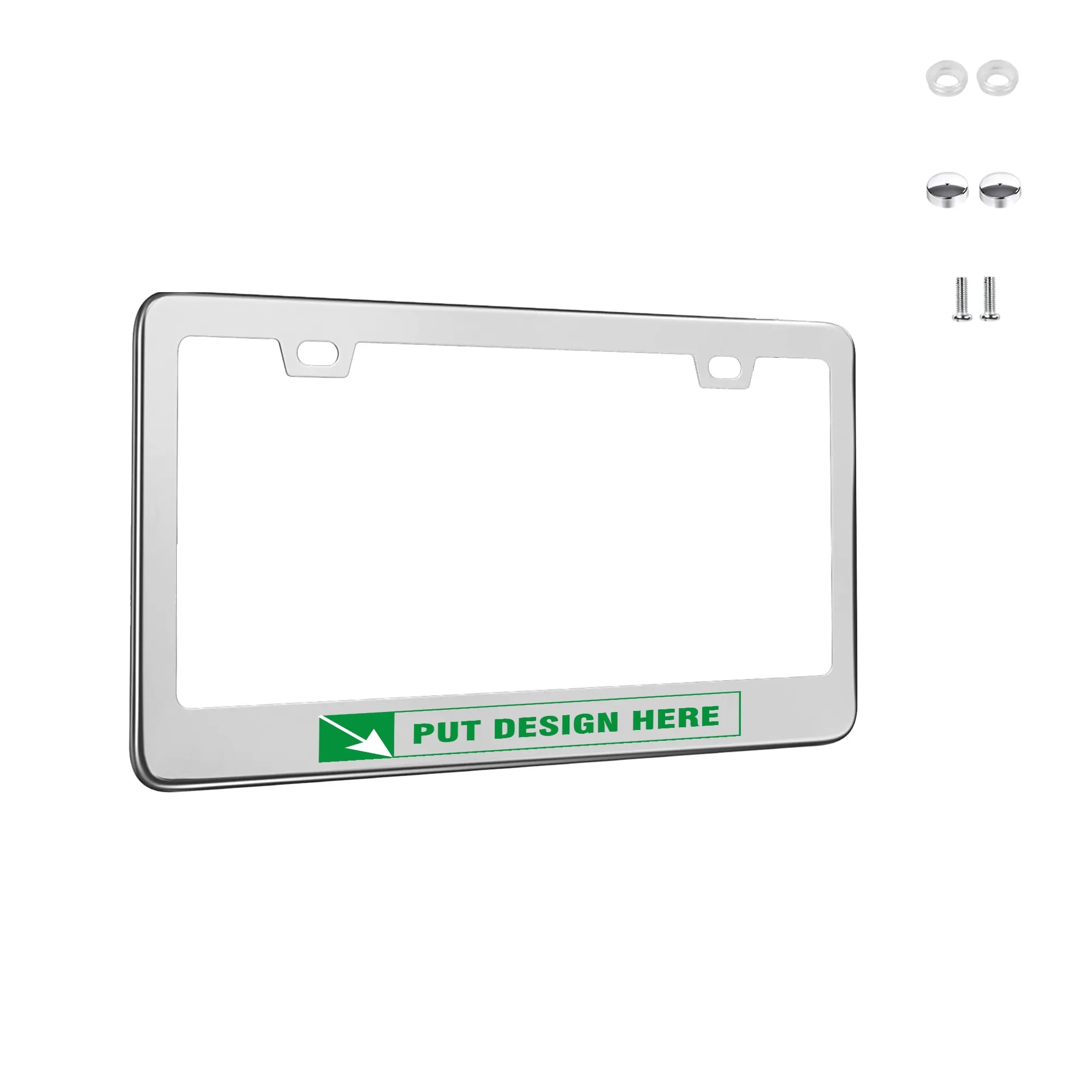 Stainless Steel License Plate Frame 1